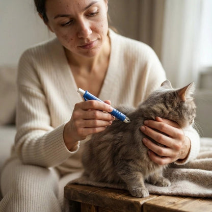 pince à tique kit complet chat avec maitresse