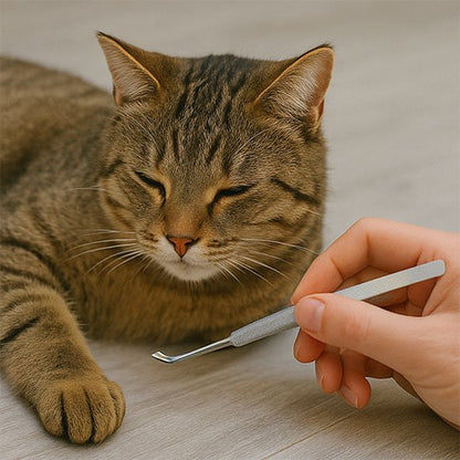 pince à tique professionnelle chat apaise