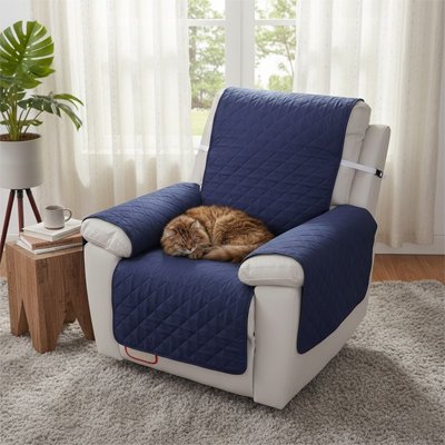 protection canapé chat bleu marine anti usure chat allonge