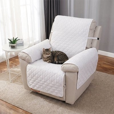 protection canapé chat multi couches blanc chat allonge salon