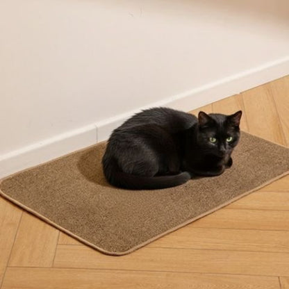 tapis griffoir chat marron anti rayures chat apaise