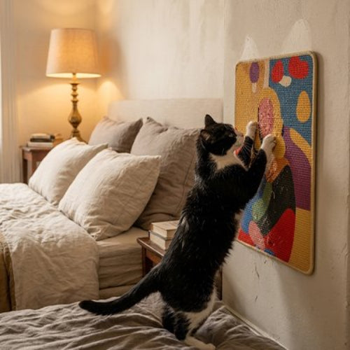 tapis griffoir chat mona lisa chat griffant chambre