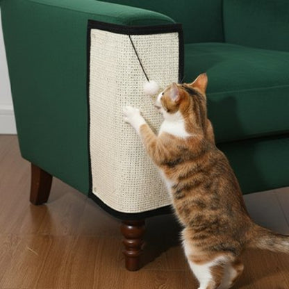 tapis griffoir chat sisal naturel chat griffant canape vert