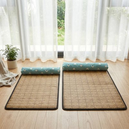tapis rafraichissant chat oreiller bleu ciel multi tailles salon