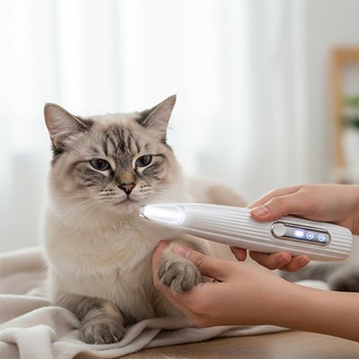 tondeuse chat design securise chat allonge