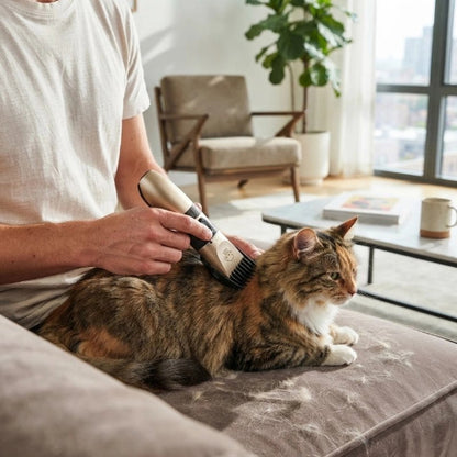tondeuse chat professionnelle chat allonge