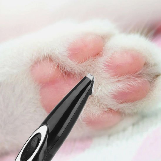 tondeuse pour chat ergonomique noir coussinets