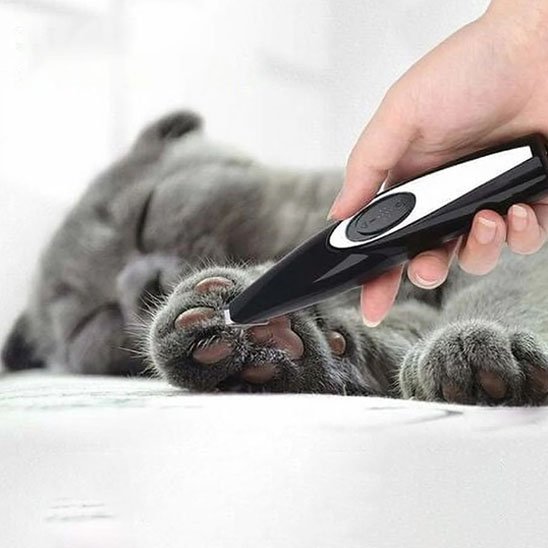 tondeuse pour chat noir ergonomique chat apaise