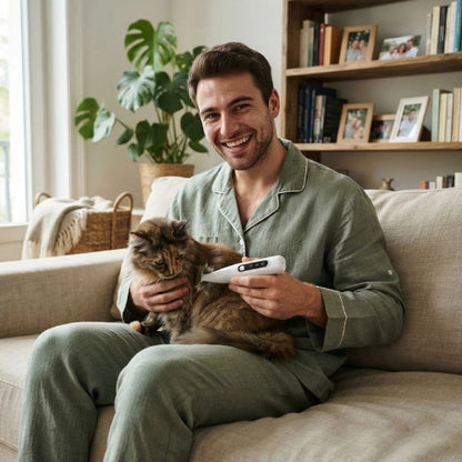 tondeuse pour chat precise maitre chat assis