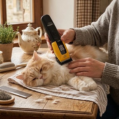 tondeuse pour chat professionnelle chat allonge