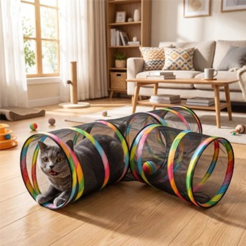 tunnel chat design en t avec chat