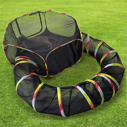 tunnel chat hexagone avec tunnel chat allonge jardin